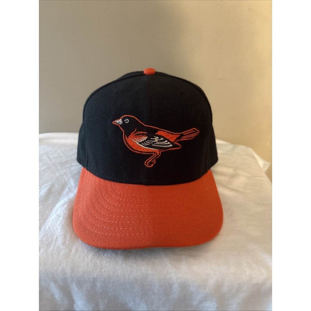 New Era Baltimore Orioles Black Orange Fitted Cap 7 3/8